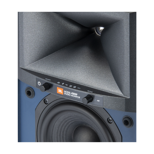 4305P Studio Monitor - Natural Walnut - Powered Bookshelf Loudspeaker System - Detailshot 3 image number null